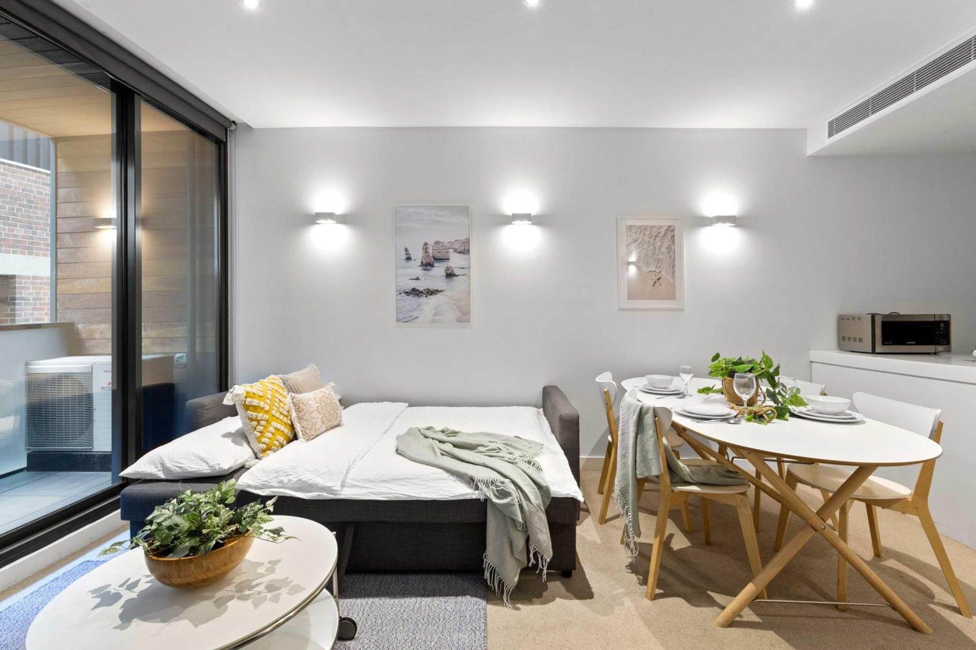A Chic & Comfy 2Br Apt Near Federation Square Melbourne Exterior photo