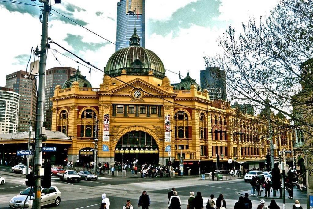 A Chic & Comfy 2Br Apt Near Federation Square Melbourne Exterior photo